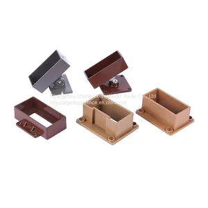 Fence, Fence, Garden, Fence, Internal and External Connectors, Wood Plastic Accessories, Floor Fastener 80 * 35 thumbnail-2
