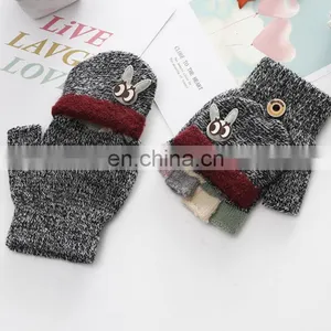 Warm Winter Gloves Kids Children Cute Lovely Mittens Hand Gloves Safety Gloves MIXED Color Wool SONICE3144 ONE Size CN;JIA thumbnail-2
