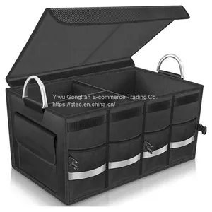 Factory Wholesale Universal Oxford Travel Organizer Folding Car Trunk Storage Box thumbnail-1