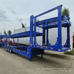 Export Semi-trailer Sedan SUV Transport Semi-trailer Three Axle Multifunctional Semi-trailer thumbnail-5