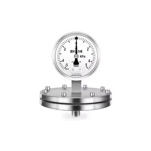 Diaphragm Thread 14*1.5 Stainless Steel 316L Shock, Corrosion and High Temperature Diaphragm Pressure Gauge thumbnail-1