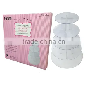 5-tire Acrylic Cupcake Stand Acrylic Cupcake Display Acrylic Cake Stand Quality Choice thumbnail-1