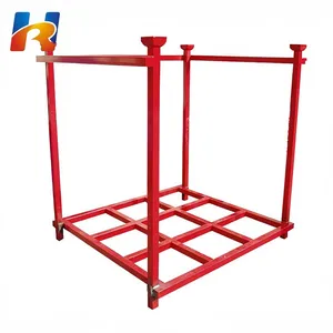 Warehouse Racking Customizable Portable Foldable Steel Storage Rack System Collapsible Stackable Pallet Racks Warehouse Use thumbnail-1
