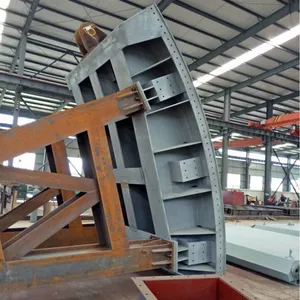 Gambian Manufacturer Supplies Curved Steel Sluice Gates for Reservoirs and Rivers, Sliding Steel Gates, and Drum Hoist Type Lifting Arched Gates. thumbnail-5