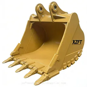 XZFT Factory Supply CAT330 Excavator Rock Bucket Volume 1.6CBM Heavy Hard Stone Mining Buckets thumbnail-1