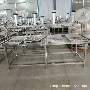 Commercial and Household Stainless Steel Tofu Forming Machine, High-efficiency Pneumatic Tofu Production Line thumbnail-3