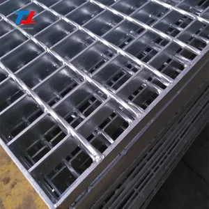 Taijiang Galvanized Steel Grating Plate, Steel Grating Plate for Logistics Platform, Grid Plate, High Load-bearing Capacity, Corrosion-resistant, 403/40/100 thumbnail-1