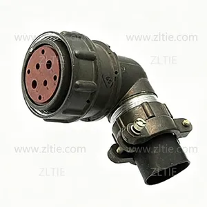 2PM-30 Series 8Pin Female Angled Cable Plug Unshielded – 2РМДТ30КУН8Г7В1В 2PM30K8WB2 thumbnail-1