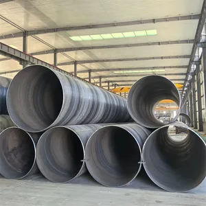 Carbon Seamed Steel Pipe ASTM A53 DN600 A106 20 Inch 14 Inch ERW Welded Round Tube 22 Inch Carbon Steel Pipe thumbnail-3