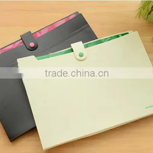 A4 Colorful Pvc Tab File Divider With Button and 8 Pockets Very Suitable for Personal Work thumbnail-2