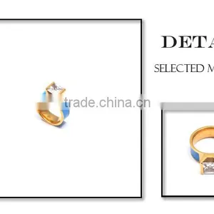 New Products 2015 Rings Fashion Jewelry Rings Stainless Steel Ring Gold Ring thumbnail-2
