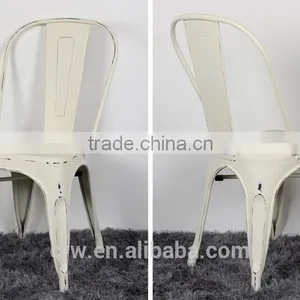 MCH-1507-20 Replica Vintage Metal Iron Dining Chairs thumbnail-3