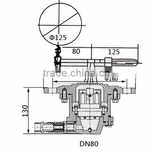 Anti-explosion High Reliability Magnetic Flange Float Switch With High Accuracy thumbnail-2