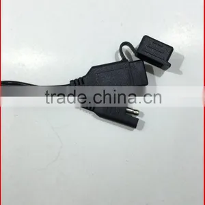 China Supplier SAE Plug Black Molding USB With Dust Cover Wire Harness thumbnail-6