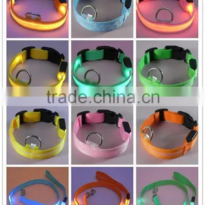 2.5cm Mesh Structure Led Bright Pet Collars for Dogs, 4 Sizes 6 Colors Support Mixed Wholesale thumbnail-6