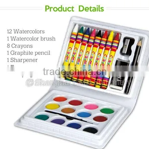 25pcs Safe Travel Paint Set Kids Colors Rainbow Art Set thumbnail-4