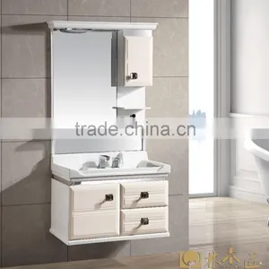 Small and Elegant PVC Bathroom Cabinet With Shelves and Mirror(EAST-25120) thumbnail-1