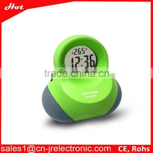 Unique Touch Activate Time and Temperature Readout Digital Table Clock for Blind Person thumbnail-3