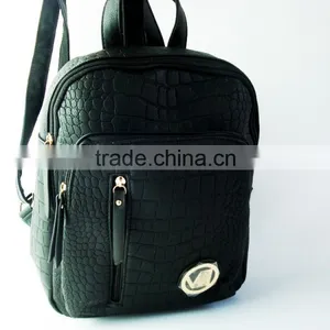 School Backpack And Fashionable Leather Bags PU Leather Backpack Bags Shoulder Bags For Unisex thumbnail-2