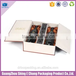 Customer Logo Leather Cardboard Printed Wine Box Packaging thumbnail-2
