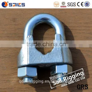 Din741 Malleable Electrical Galvanized Wire Cable Rope Clips thumbnail-1