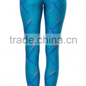 Sublimation Custom High Quality Patterned Custom Made Leggings Spandex&New Arrival Digital Print Leggings thumbnail-3