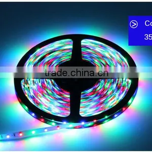 RGB LED Strip 5M 300Led 3528 SMD Fleible Light Led Tape Ribbon + 12V 2A Power Supply Adapter Home Decoration LED Lamps thumbnail-4