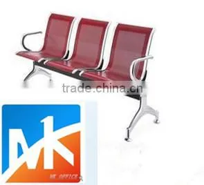 Modern Hospital Beautiful High Quality Steel Red Waiting Room Chairs to Sale thumbnail-1