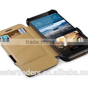 Original Icarer Litchi Grain Series Genuine Leather Case For HTC One M9 MT-3320 thumbnail-4
