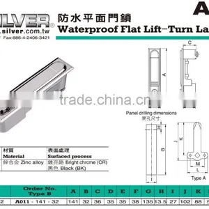 For Machinery and CNC Lathe Parts Waterproof Flat Lift-Turn Latch thumbnail-2