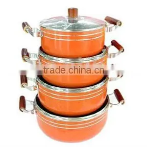 Aluminum Non-stick Casserole Cookware Set thumbnail-1