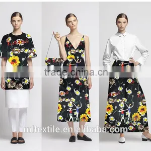 Digital Printed Plain Satin Silk Fabric for Dressing With 16mm thumbnail-1