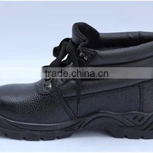 Steel Toe Cap Cow Leather Lace-up Safety Shoes thumbnail-1