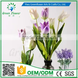2016 Wholesale Latex 20" PU Artificial Flowers Real Touch Wedding Bridal Decor Display Flower thumbnail-5
