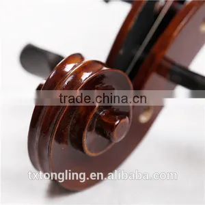 High Quality Handmde Varnish Maple Cello Natural Flamed Antique Cello TL013 thumbnail-4
