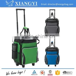 New Ice Trolley Cooler Bag on Wheels for Outdoor Picnic Supplier's Choice thumbnail-1