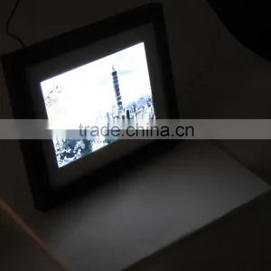 MICROSTONE USB Input Solid Wood Frame Night Light thumbnail-6