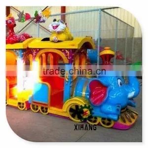 Hot Selling Children Playground Attractions Amusement Elephant Track Train Rides thumbnail-5