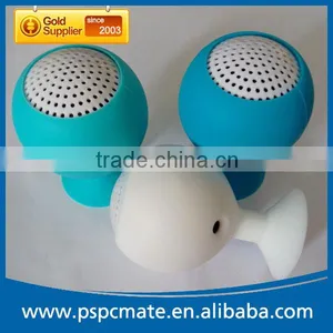 Red Wine Glass Shaped Mini Wired Silicon Speaker With Suction Cup thumbnail-5