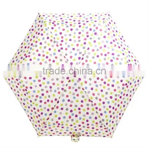 Fashioned Fabric Cotton Polka Dot Umbrella Wholesale Cheap Oem Umbrella thumbnail-2