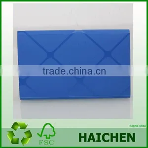 7.09" X 4.41" Haichen13 Pockets Plastic Expanding File Box Document Case Bag for Office (Blue) thumbnail-2