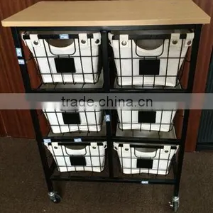 High Quality Removable 6 Drawers Storage Rack thumbnail-1