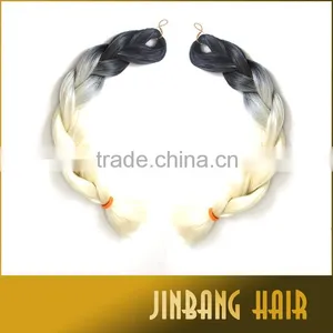 1B/Blonde Two Tone Ombre Braiding Hair Large Stock 100gram Ultra Braid Hair Extension thumbnail-1