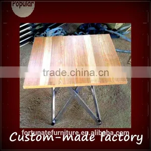 Folding Table Square Table and Home Outdoor Travel Portable Desktop Portable and Easy to Carry the Table to Eat thumbnail-1