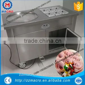 CBJY-1D6A Fried Ice Cream Machine With Double Compressor thumbnail-1