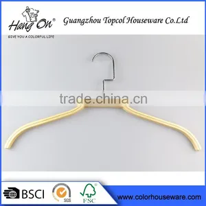 Laminated Clothed Wooden Hanger Printed Logo thumbnail-1