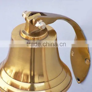 Brass Plated Hanging Ship's Bell / Decorative Ship Bells NBB 0012 thumbnail-2