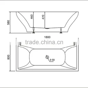 CUPC Acrylic Bath Tubs, Modern Freestanding Bathtubs,best Bathtub thumbnail-5