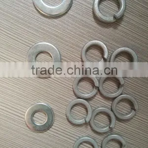 Salable Fasteners M8 Low Carbon Steel Material Galvanized Flat Washer Din125 thumbnail-1