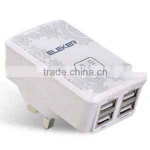 AC/DC Power Charger Adapter With 4 USB Port thumbnail-3